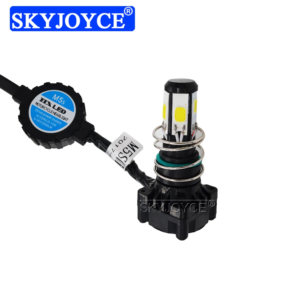 2021 Новый SKYJOYCE светодиодный H4 мотоциклетные фары лампы дневного света 25W (2500LM