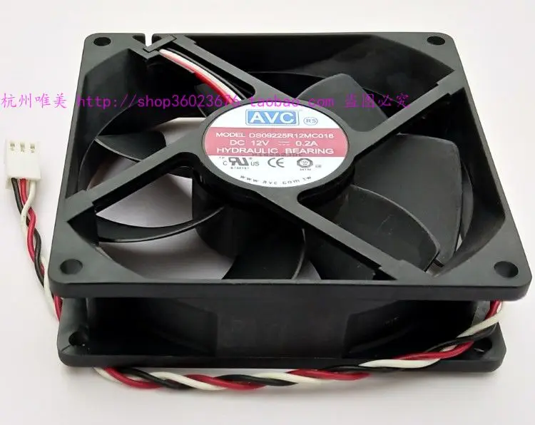 Новый AVC 9025 9 см 3 линии гидравлический DS09225R12M C018 12v 0.20A Вентилятор охлаждения| |