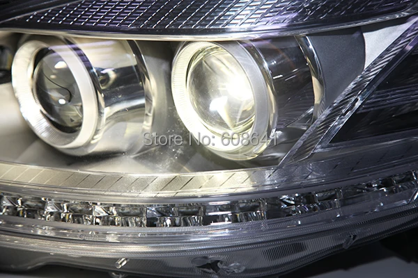 Для Mercedes Benz S class W221 DRL светодиодный головной светильник 2006 2009 с D1S hid комплект|hid