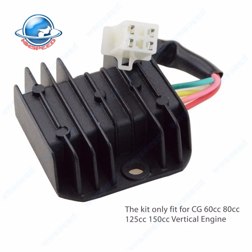 AC Racing катушка зажигания 6 Pin CDI регулятор напряжения Выпрямитель электромагнитное