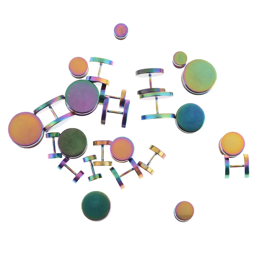 10 шт. Нержавеющая сталь Поддельные жук Вилки калибр Ювелирное Украшение для тела