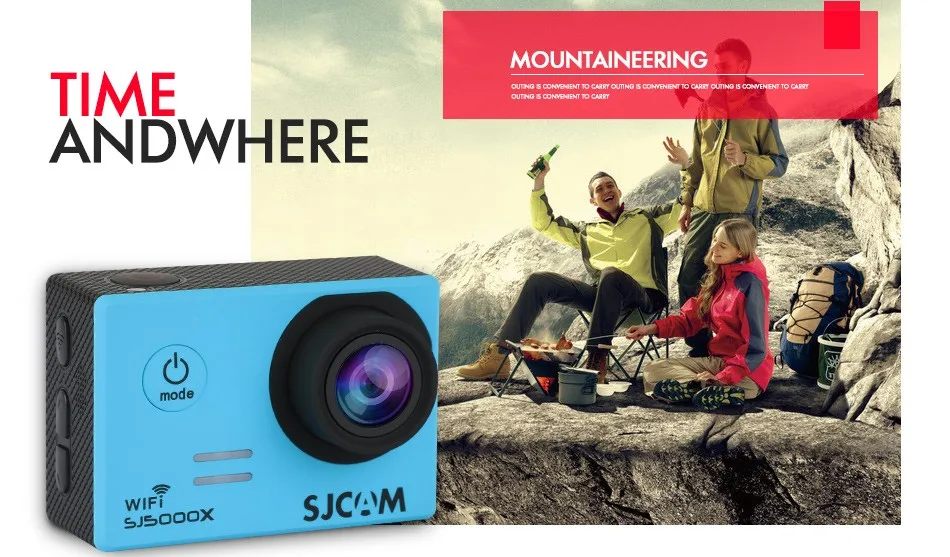 Оригинальная Экшн-камера SJCAM SJ5000 серии SJCAM SJ5000X Elite WiFi 4K 24fps 2K30fps Notavek 96660 sport DV Водонепроницаемая