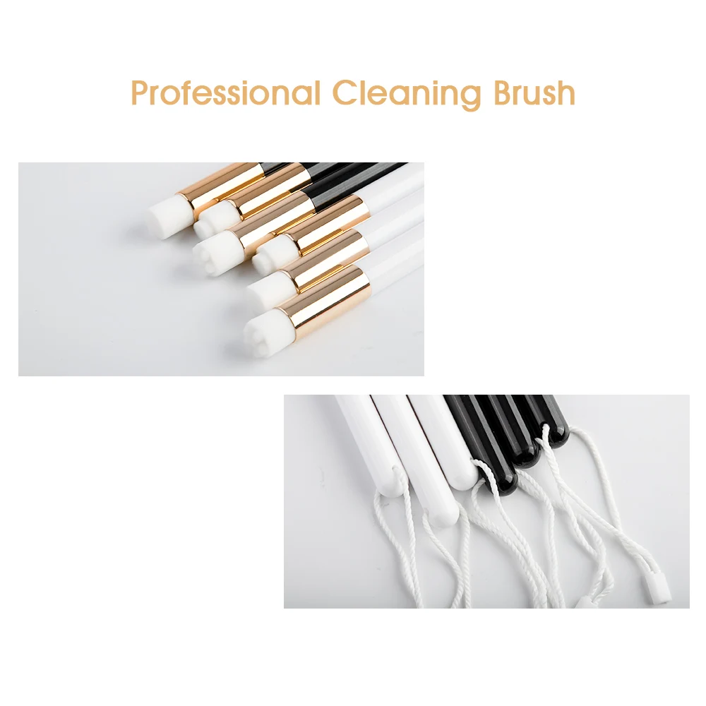 Профессиональная Очищающая щетка для ресниц мытье шампунем бровей носа очистки