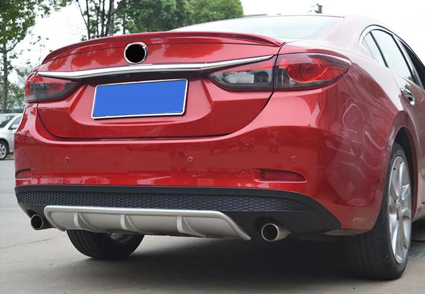 Подходит для Mazda 6 M6 Atenza 2014 2015 2016 2017 ABS пластиковый задний диффузор бампер Защита