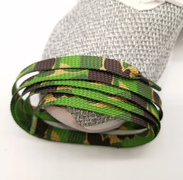 Camouflage Shoelace 1pair 120/140cm Sneakers Sports Shoe laces Shoelace Casual Athletic men woman ShoeLaces For Shoes
