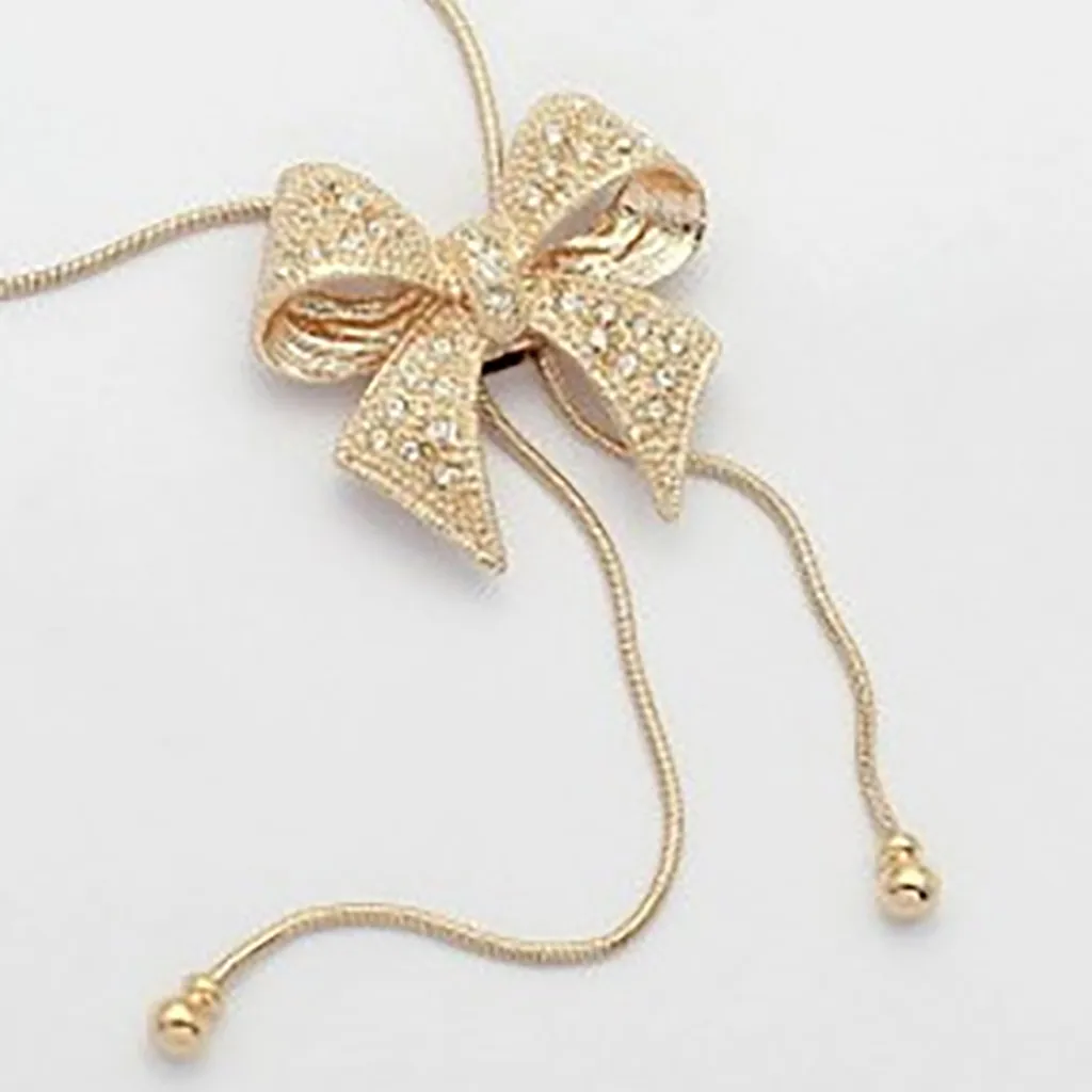 Стильное дикое модное ожерелье для женщин благородное с бабочкой из сплава