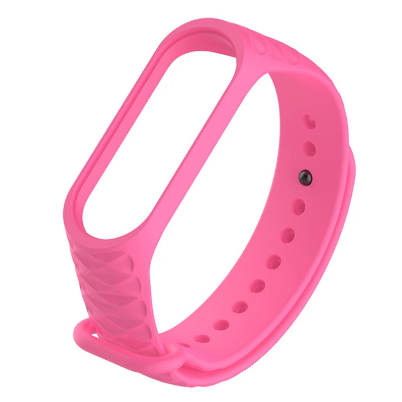 1 шт. Sillcone mi band 3 ремешок для Xiaomi Band сменный браслет черный зеленый красный синий