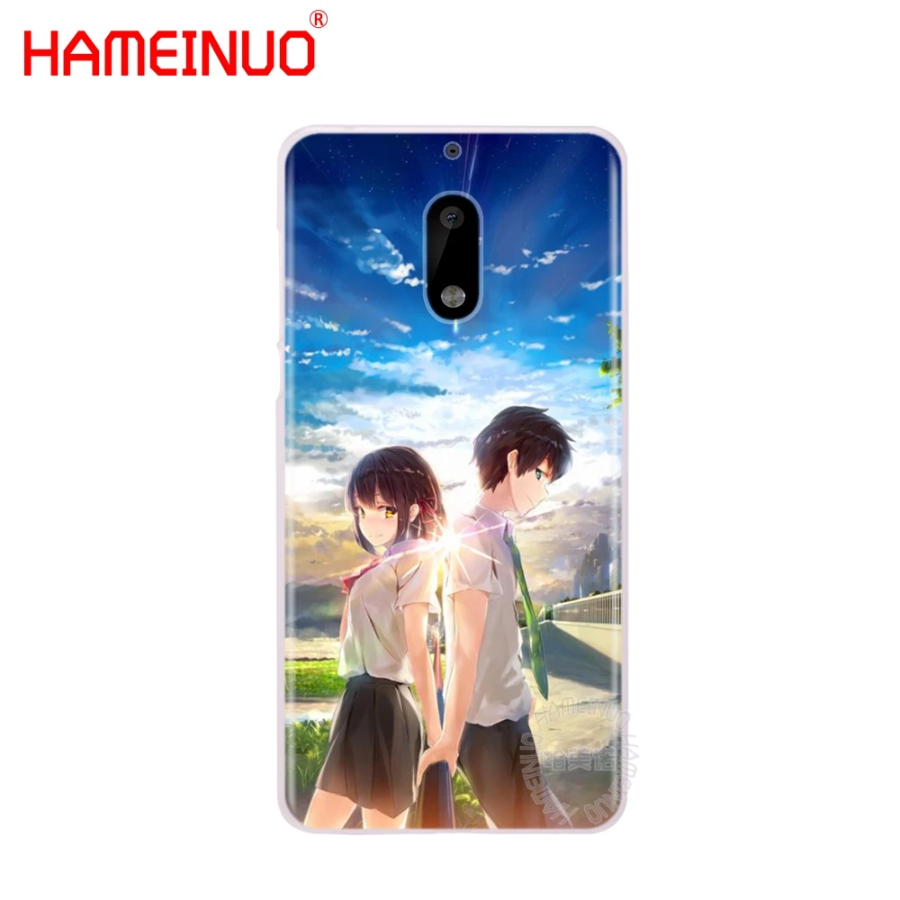 HAMEINUO ваше имя аниме Coque крышка чехол для телефона Nokia 9 8 7 6 5 3 Lumia 640 640XL | Мобильные