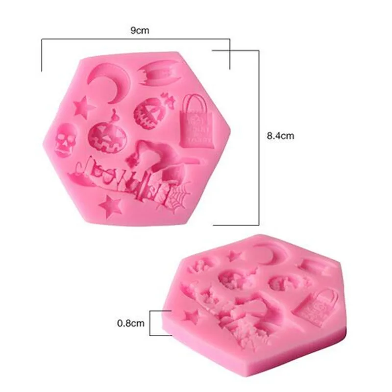 1 ШТ. Хэллоуин Продукты 3D Силиконовые Формы Торта Инструменты Кулинария Toolsl |