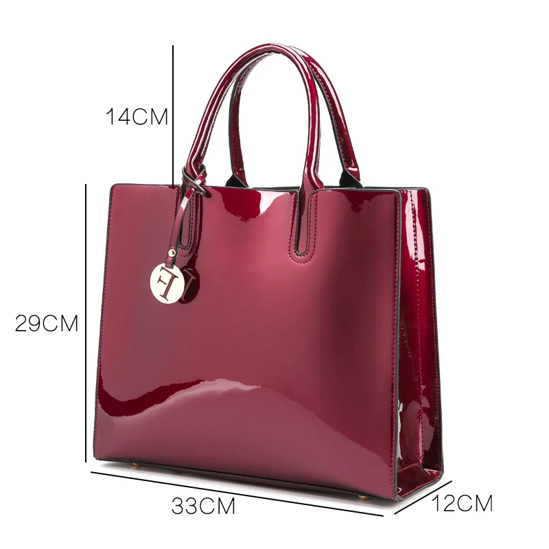 Youda оригинальная Женская лакированная кожа Глянцевая модная антикварная сумка