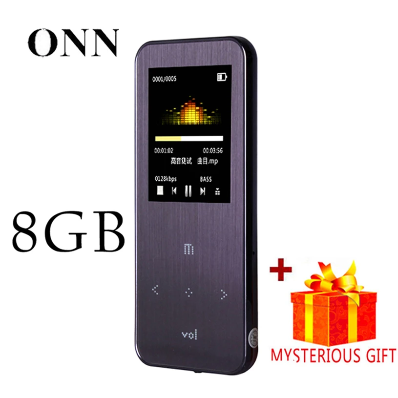 ONN Q9 мини бег трусцой без потерь Портативный цифровой HiFi FLAC Спорт Аудио MP 3 Экран