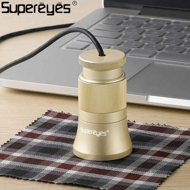 

Supereyes C003 Microscope Automatic Textile Analysis Thread Counter Linen Tester Microscope with Manual Focus&Zoom Capability