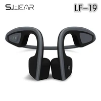 new lf 19 intelligent wireless bone conduction bluetooth headphone waterproof sport stereo headset noise cancelling earphones