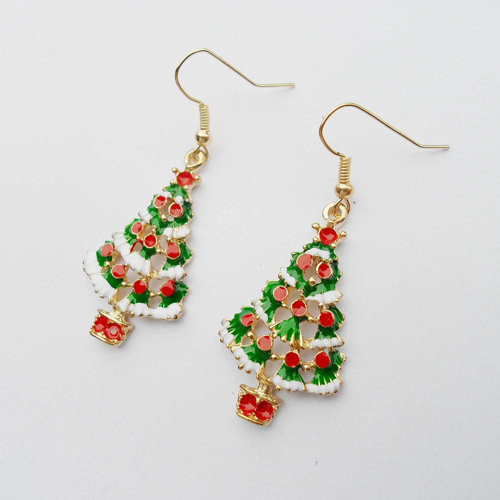 2020 для празднования Рождества новые женские рождественские серьги подвеска