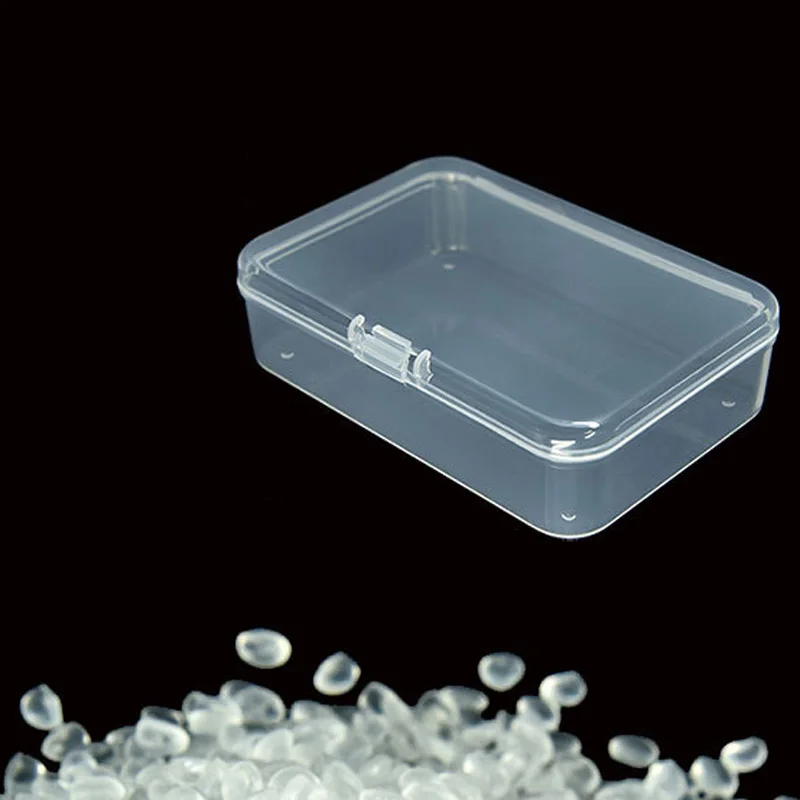 Прозрачная пластиковая коробка для хранения ювелирных изделий бусина ID карта