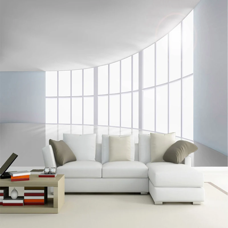 

Modern Minimalist Spatial Expansion 3D Mural Wallpaper Office Living Room Abstract Art Interior Decor Wallpapers Papel De Parede