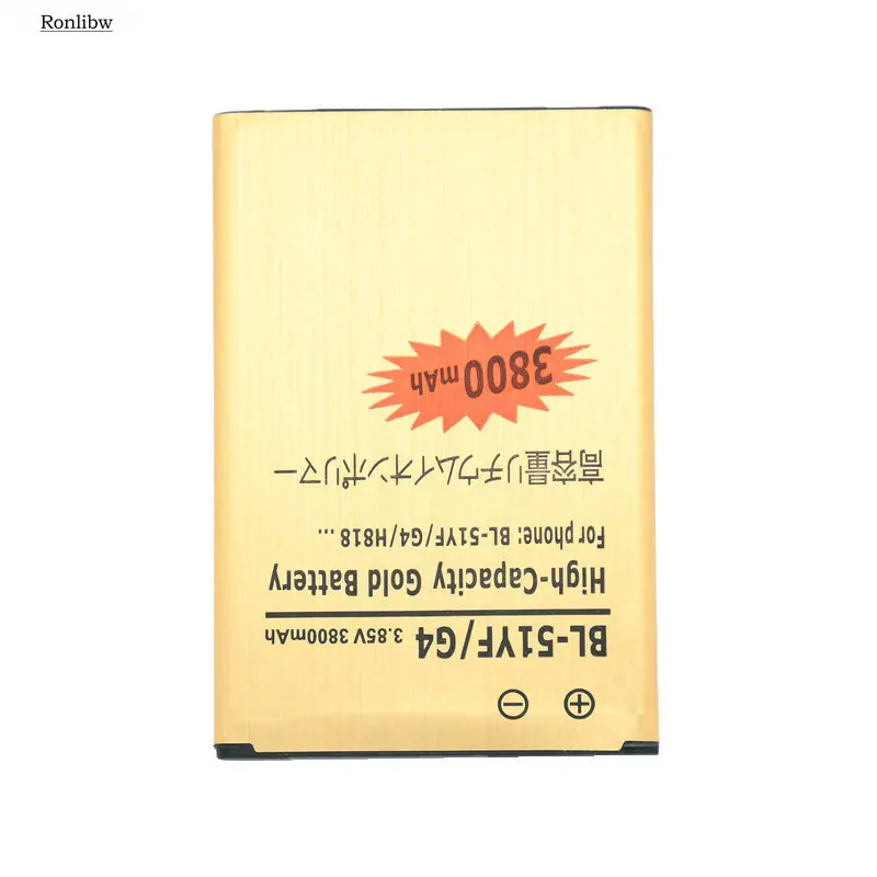 Ronlibw 2 шт. 3500 мА/ч BL-51YF Замена Батарея + Зарядник для LG G4 H818 H818N VS999 F500 F500S F500K F500L H815