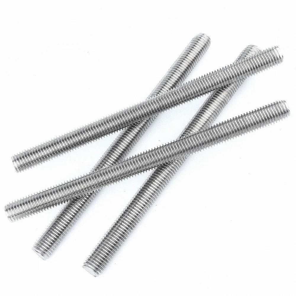 M2 M2.5 M3 M4 M5 M6 M8 M10 M12 M14 M16 M18 M20 Fully Thread Rod Bar Stud Wire Screw Rod 304 Stainless Steel