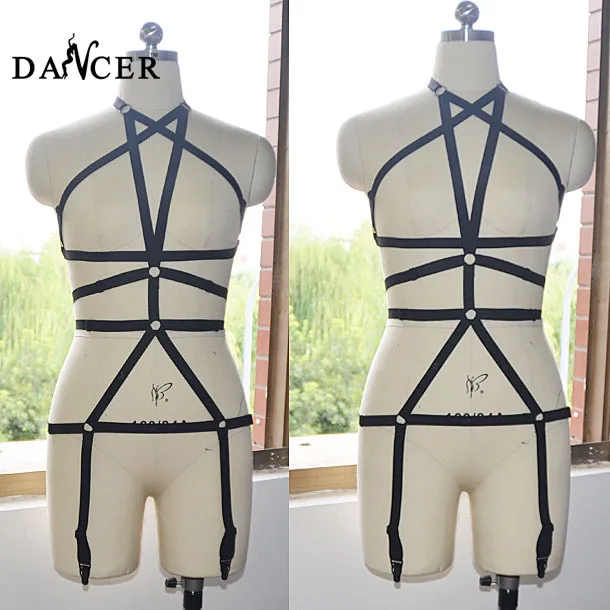 Новинка 2015 года модные сексуальные черные упряжки с геометрическим рисунком для