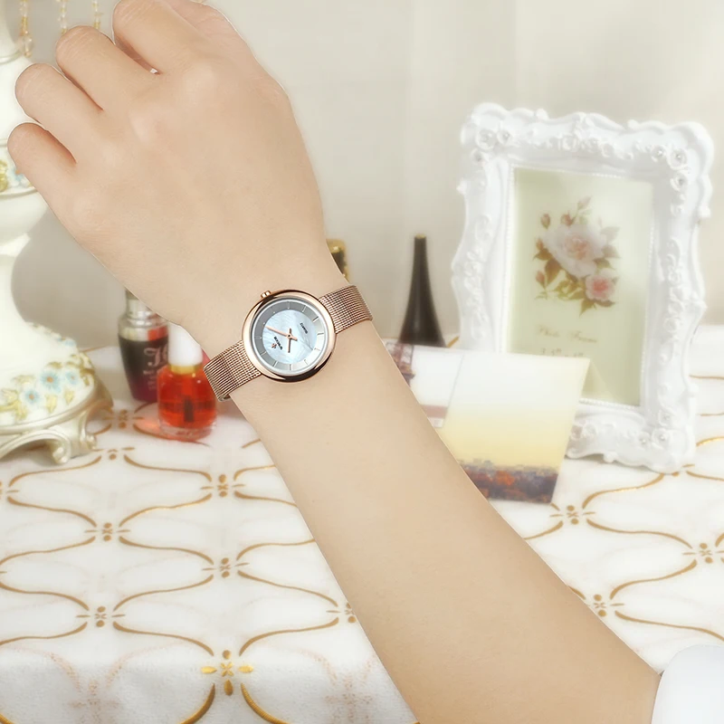 Wwoor Новый Для женщин Часы кварц часы платье женские Relojes Mujer классический ретро