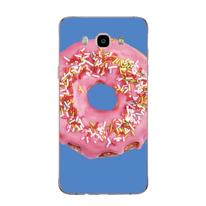 Мягкий прозрачный чехол из ТПУ для Samsung J3 J5 J7 S6 S7 S8 note8 A3 A5 C7 J2prime Starry Icecream бесплатная