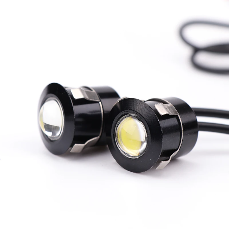 2 pcs/lot 21mm Car styling LED DRL Eagle Eyes Daytime Runing lights 12V 9W 6000K Warning Fog Lamp Reversing Signal | Автомобили и