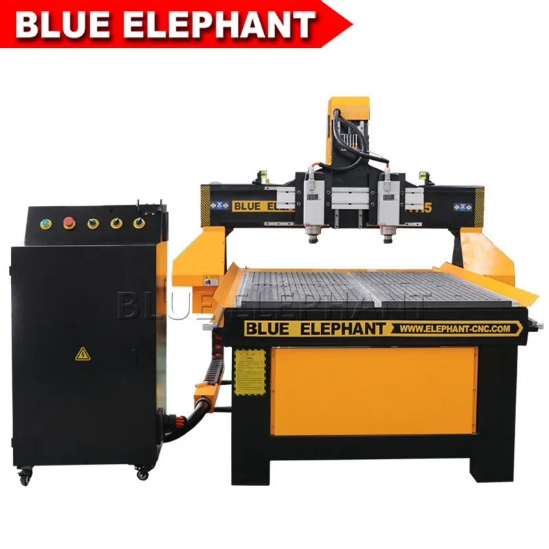 1115 CNC Wood Machinery Router разработанный с 2 шпинделями для европейской мебели |