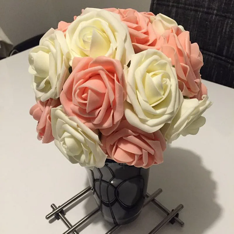 10 шт. искусственные розы из пенополиэтилена 11 цветов|pe foam|flower weddingbouquet rose |