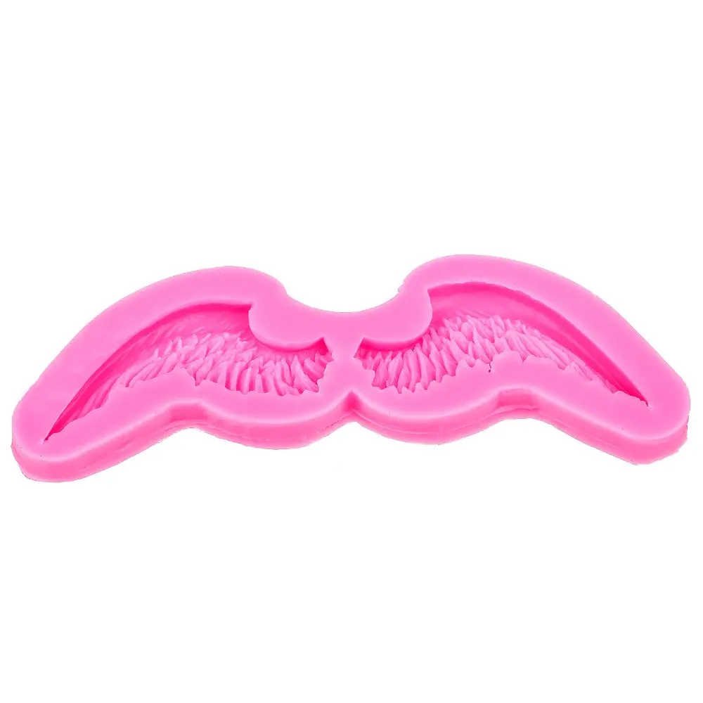 Ручная нарезка Angel wings 3D рельефная шоколадная силиконовая форма для украшения