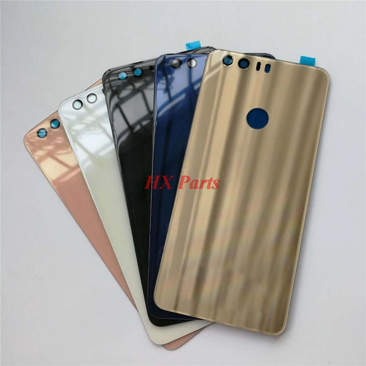 5x оригинальная задняя крышка батарейного отсека для Huawei Honor 8 Задняя стеклянная с