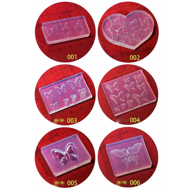 

12 Styles Cute Butterfly Silicone Resin Molds Earring Necklace Pendant Jewelry Making Tools Crystal Scale Jewelry Resin Molds
