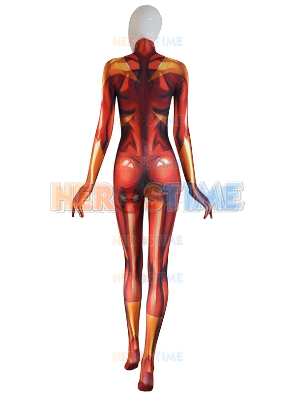 MJ Железный костюм паука Мэри Джейн Паук девушка косплей зентай боди леди