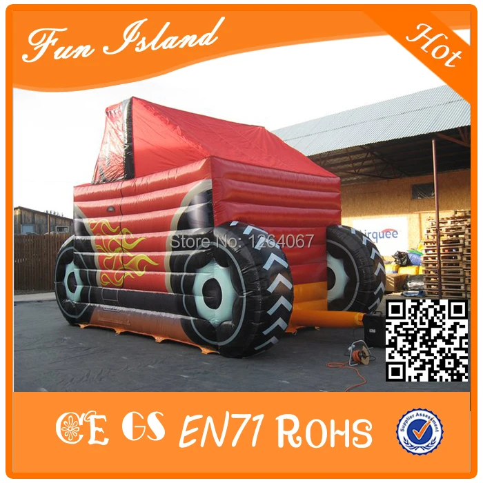 Детский автомобиль надувной Надувной замок с препятствиями/прыжки для