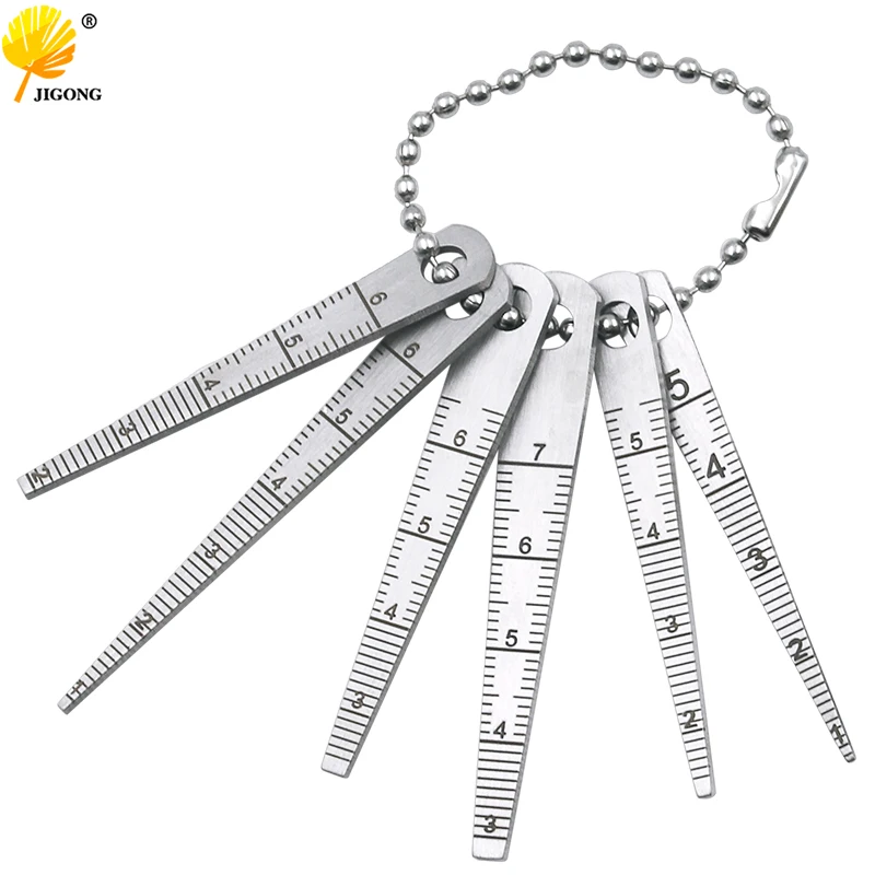 

0-70mm Inside Calliper Gap Gauge Bore Gauge Slope Gage Wedge Ruler Feeler Cone Clearance Ruler Double Side Scale