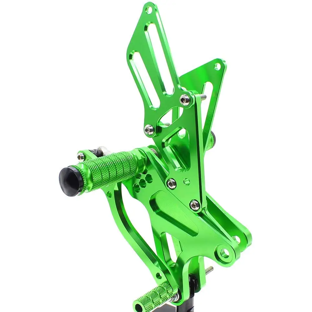 Мотоцикл задний Набор аксессуаров для Yamaha YZF-R1 2009- ЧПУ Регулируемая Rearset подножки YZF R1 подставки для ног подножки