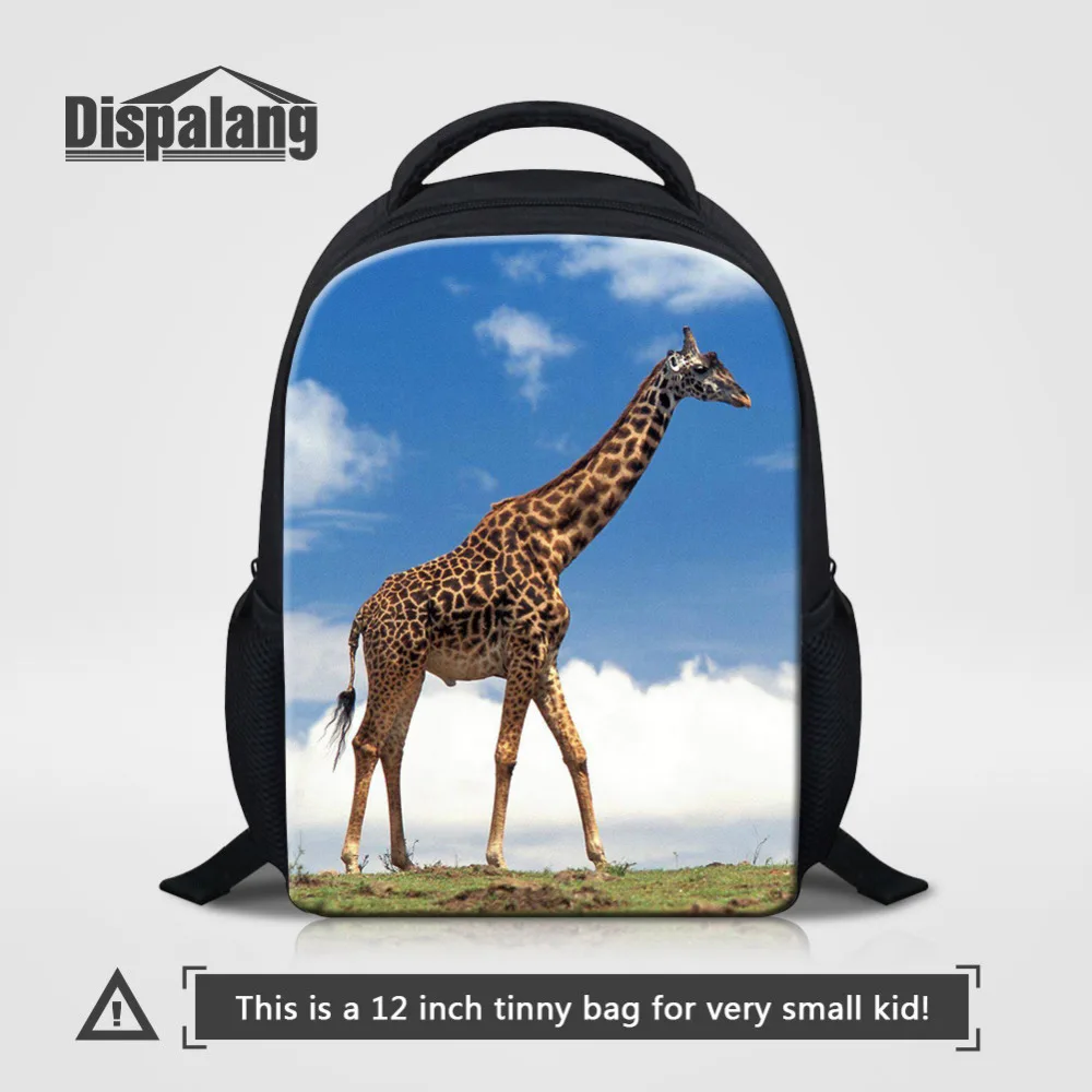 

Dispalang Animal Kids 12 Inch Backpacks Giraffe Baby Mini Schoolbag Kindergarten Backpack Cute Children School Bags for Girls
