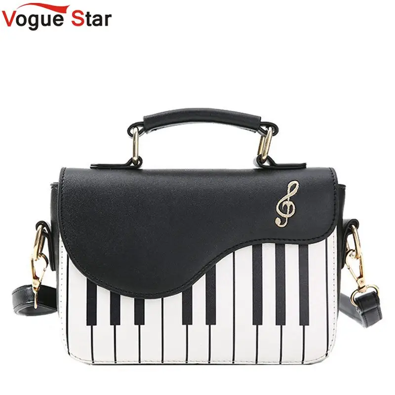 

Female Embroidery Crossbody Bags for Women Messenger Bag Ladies Piano keys Pu Leather Handbag Women Small Shoulder Bags L17