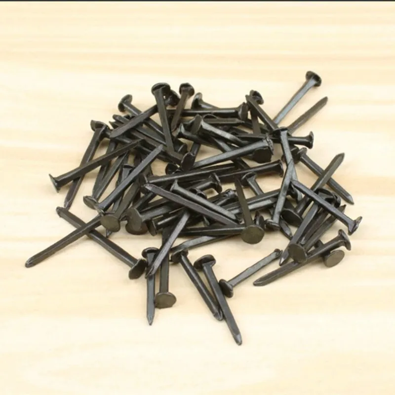 Черная обувь для ремонта ногтей гвозди обивки квадратная ремонтные