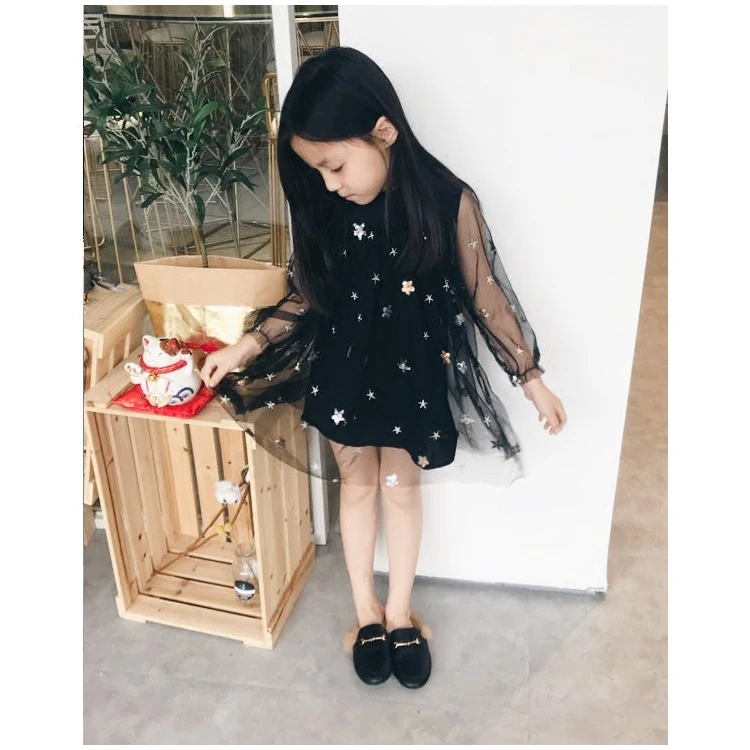 Платья для мамы и дочки черная сетчатая одежда платье элегантная вечерние няя