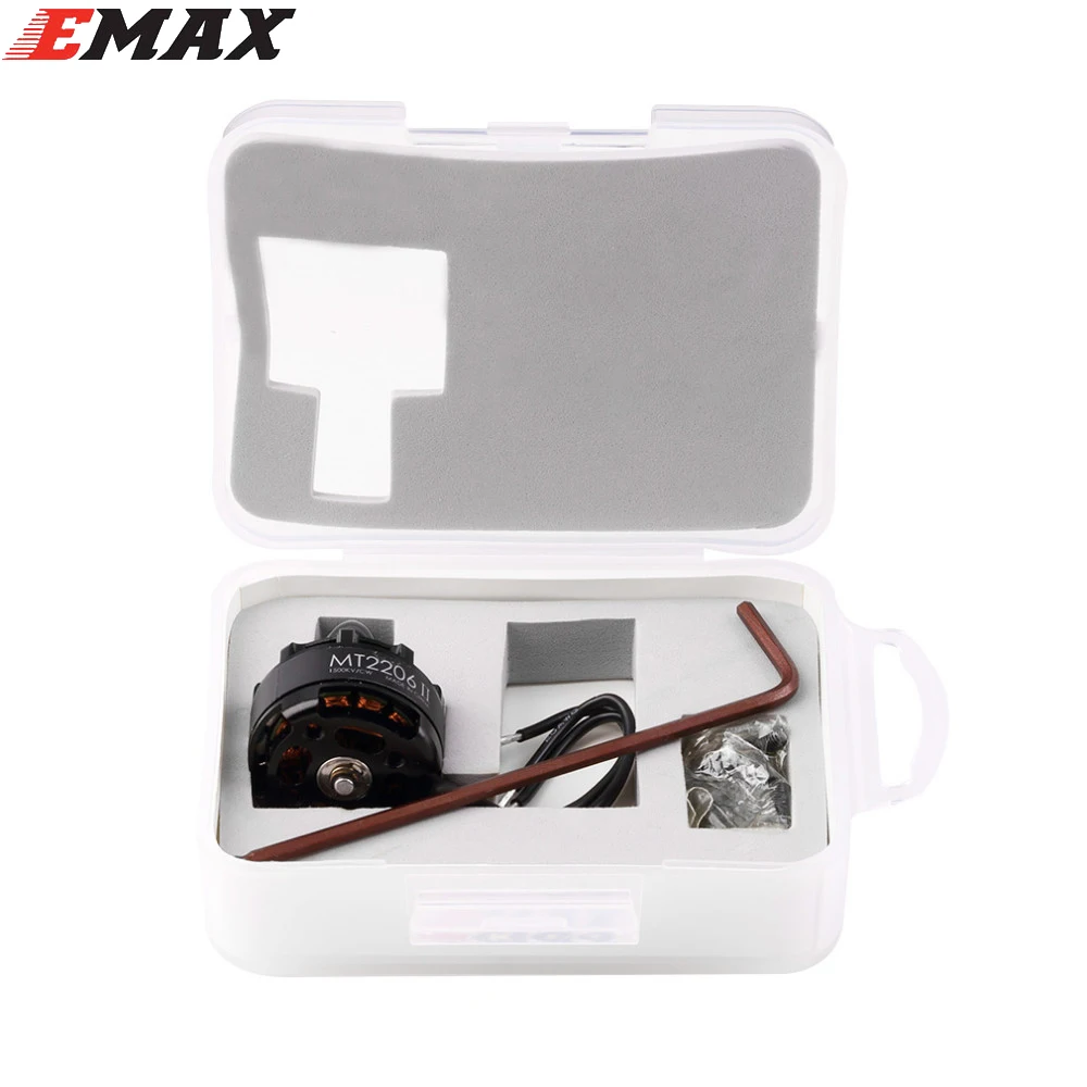 Оригинальный бесщеточный двигатель EMAX MT2208 II 1500KV/2000KV CW CCW Для мультикоптера RC QAV250