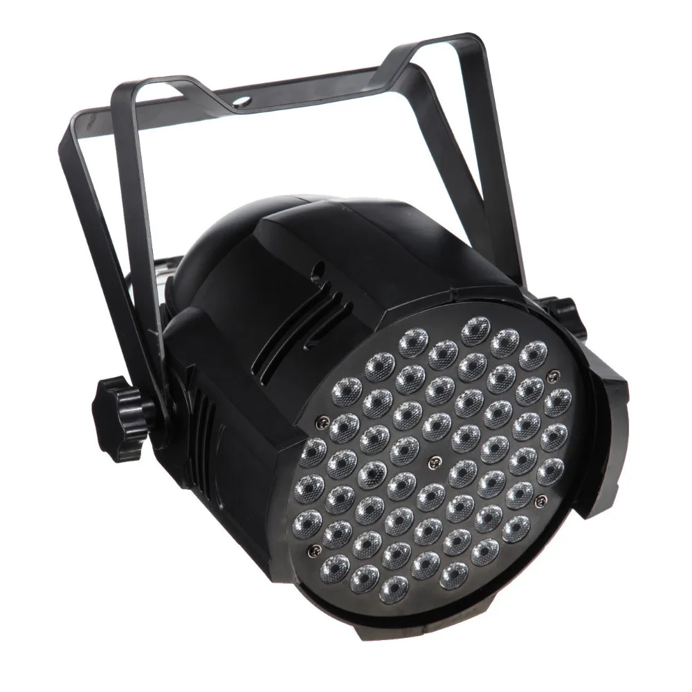 2 шт 54x3 W лампы шарик светодиодный DMX512 PAR RGBW Uplighter вечерние сценический эффект
