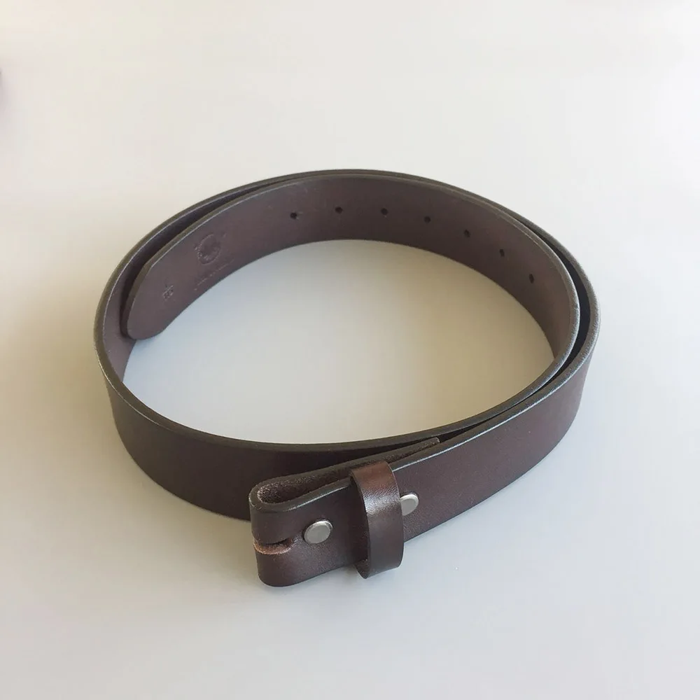 New Classic Dark Coffee Color Genuine Leather Belt Solid Real Leather Belt Screws On Belt Gurtel Free Shipping BELT1-014BW