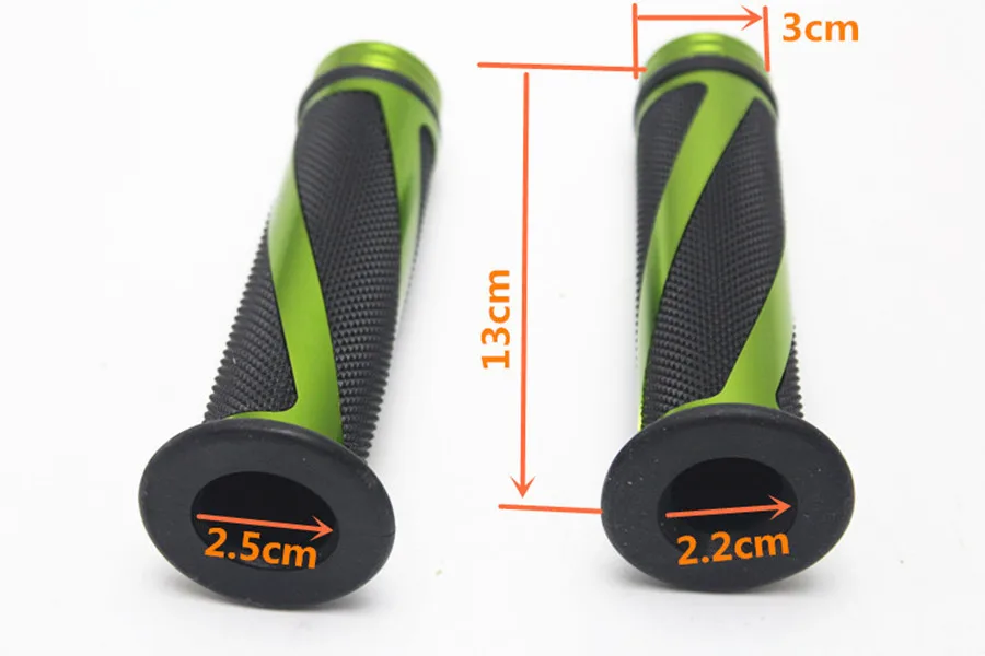 1 pair Universal 7/8'' inch 22mm motobike moto BAR END WEIGHT motorcycle Aluminium Grip handlebar Rubber BIKE GEL HAND grips |