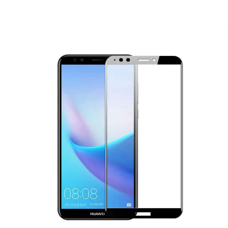 Закаленное стекло с полным покрытием для Huawei honor 7C защитная пленка экрана 5 99