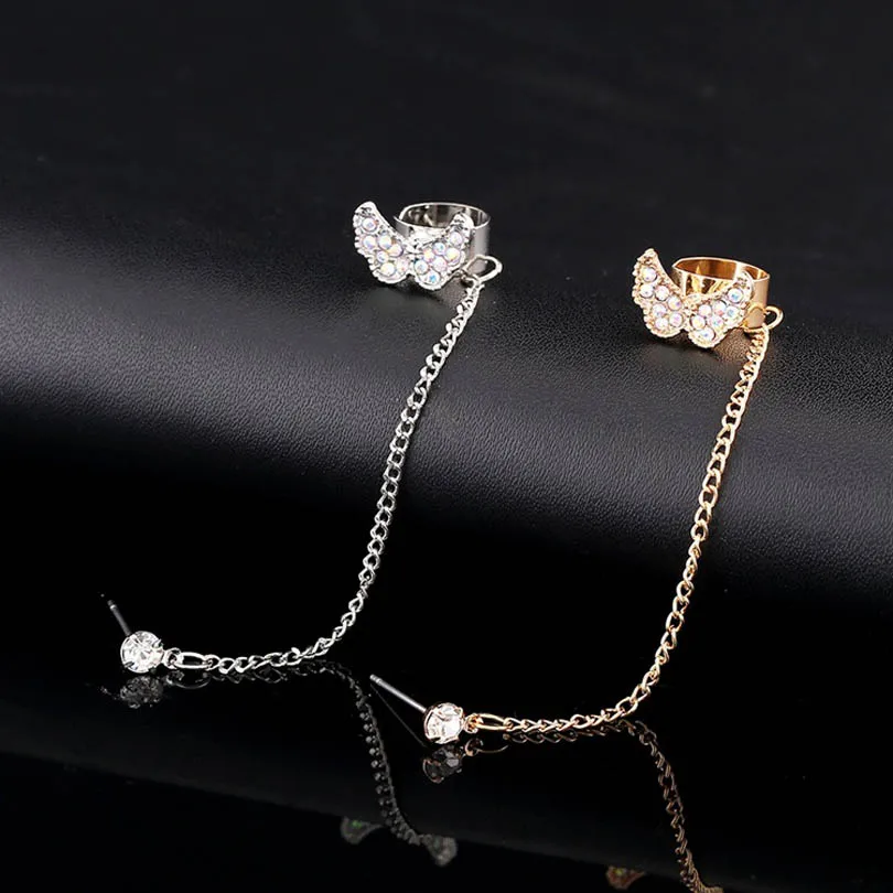 ZLDYOU Модные Панк девушки свадебные подарки звеньевая цепочка бахрома ушные