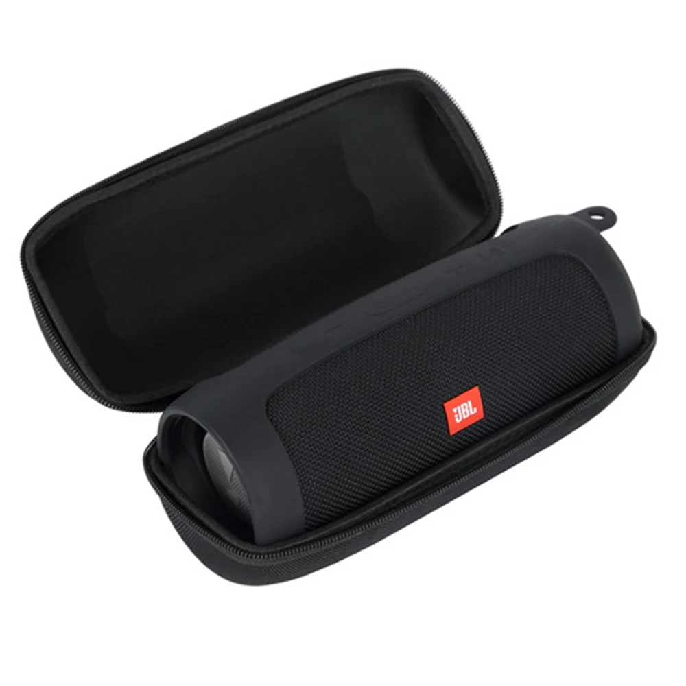 Black or Black 2 в 1 чехол для JBL Charge 4 Bluetooth Колонка Жесткий EVA чехол для хранения Чехол коробка+ Мягкий силиконовый чехол для JBL Charge4 динамик - Цвет: Black or Black