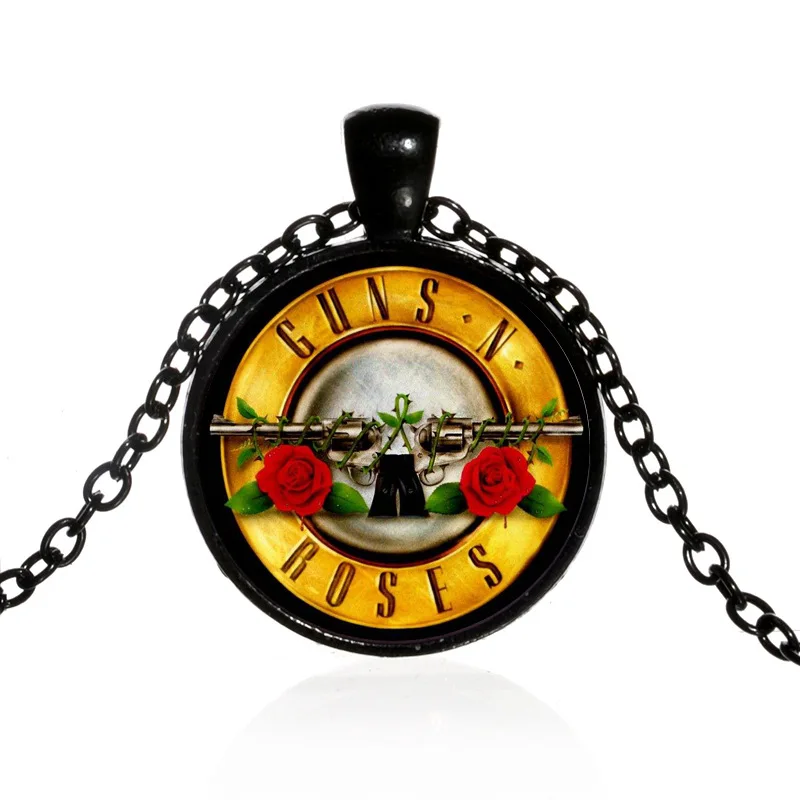 Горячая популярная рок группа пистолеты N Roses Арт Комплект ювелирного изделия
