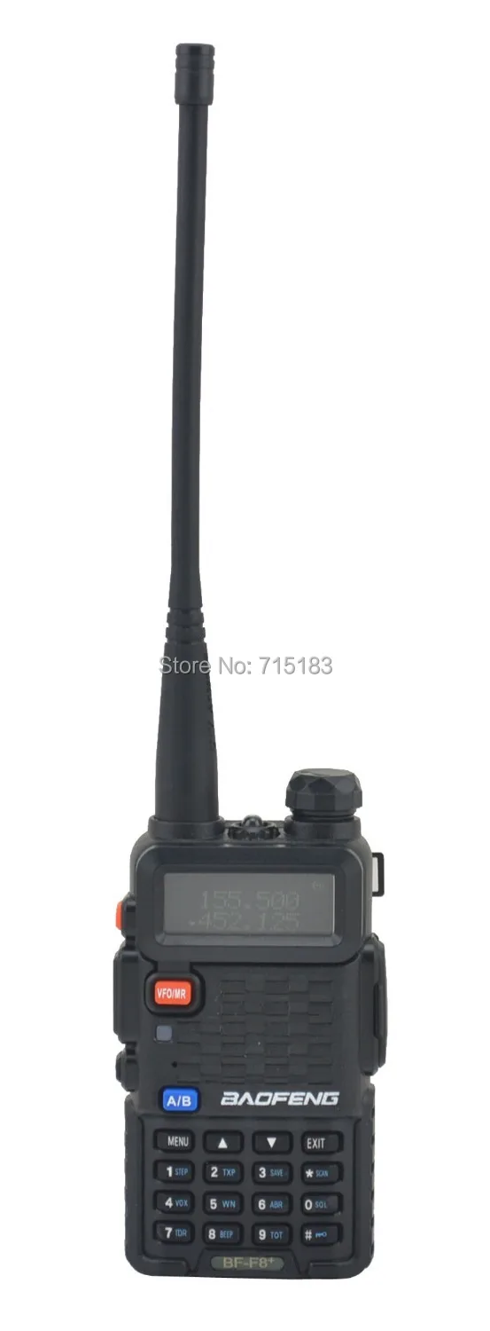 2016 Baofeng BF F8 + VHF136 174MHz & UHF400 520MHz Dual Band 5W/1W 128CH FM 65 108MHz с бесплатными наушниками