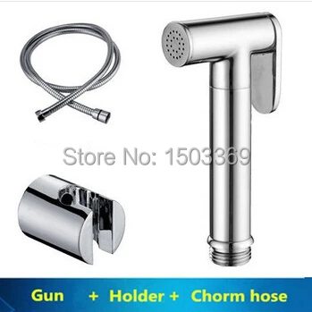 Латунный Биде-распылитель сиденья унитаза пистолет из твердой латуни