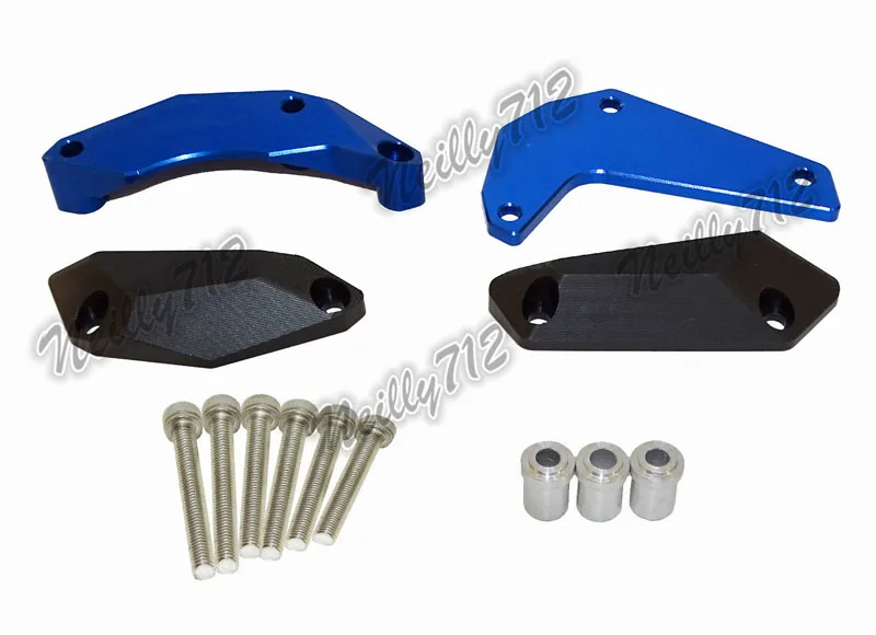 Blue Waase для Yamaha YZF R1S MT10 FZ10 MT-10 FZ-10 Двигатель статора Краш Pad рамки слайдер протектор - Цвет: Blue